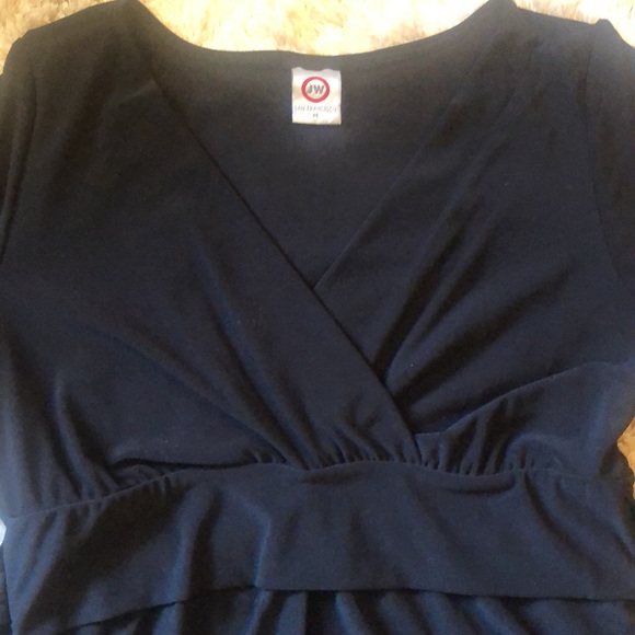 Black Japanese Weekend Maternity top - Picture 3 of 8